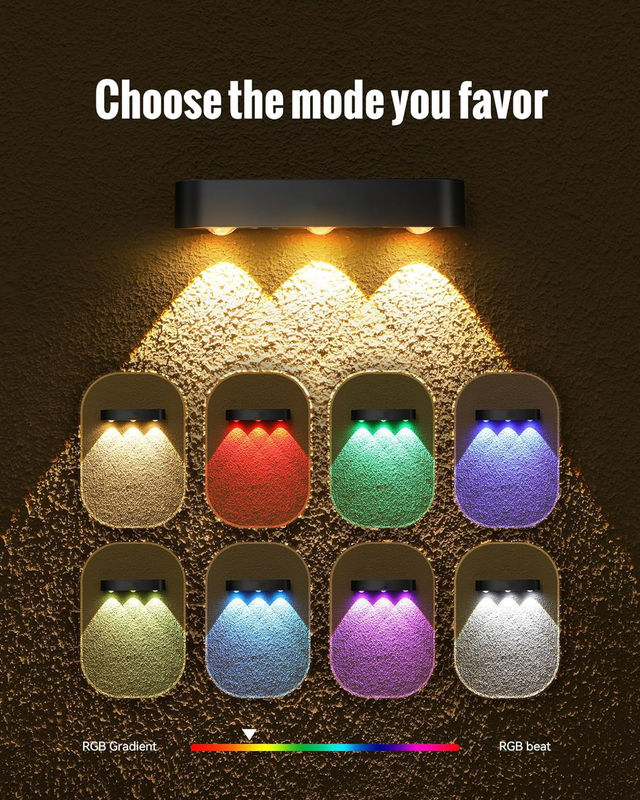 सौर पैनल मोनोक्रिस्टलीय सिलिकॉन 5V / 220MA बाहरी सजावटी सौर रोशनी काले रंग में