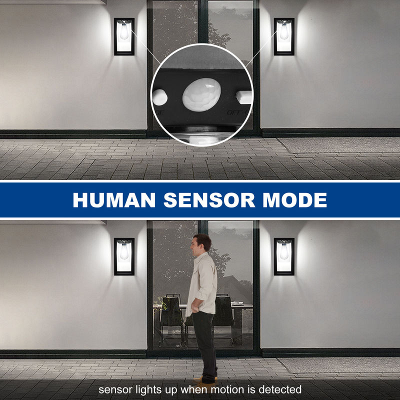 IP65 वाटरप्रूफ डेकोरेटिव सोलर लाइट रिचार्जेबल बैटरी 3 मोड आउटडोर वातावरण के लिए प्रकाश