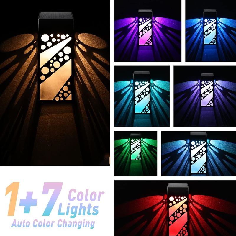 आईपी 68 जलरोधक सौर एलईडी डेक लाइट्स आउटडोर सजावटी सौर स्टेप डॉक लैंप