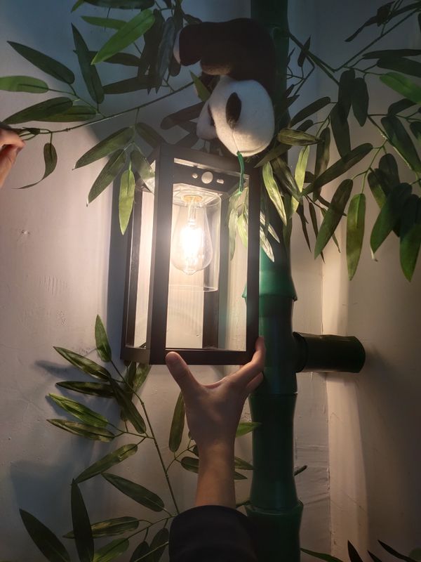 आउटडोर सौर एलईडी दीवार प्रकाश IP65 जलरोधक सौर उद्यान प्रकाश बाड़ घास पथ के लिए