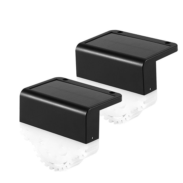 आउटडोर जलरोधक सौर यार्ड बाड़ प्रकाश कई रंग सौर एलईडी गेट स्तंभ प्रकाश उद्यान के लिए