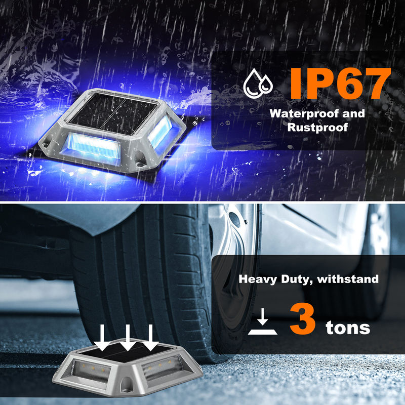 IP67 जलरोधक आउटडोर सौर डेक लाइट्स सुरक्षा कदम सीढ़ी उद्यान ग्राउंड पथवे डॉक लाइट