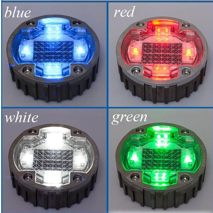 नी-एमएच बैटरी सोलर एलईडी रोड स्टड 825 जी 72 घंटे का कार्य समय सड़क सुरक्षा में सुधार के लिए