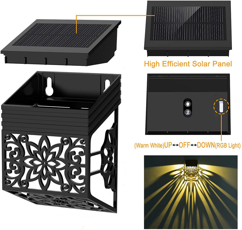 165g जलरोधक सौर डेक लाइट्स स्क्रू माउंट सौर डॉक लाइट आउटडोर प्रकाश व्यवस्था के लिए