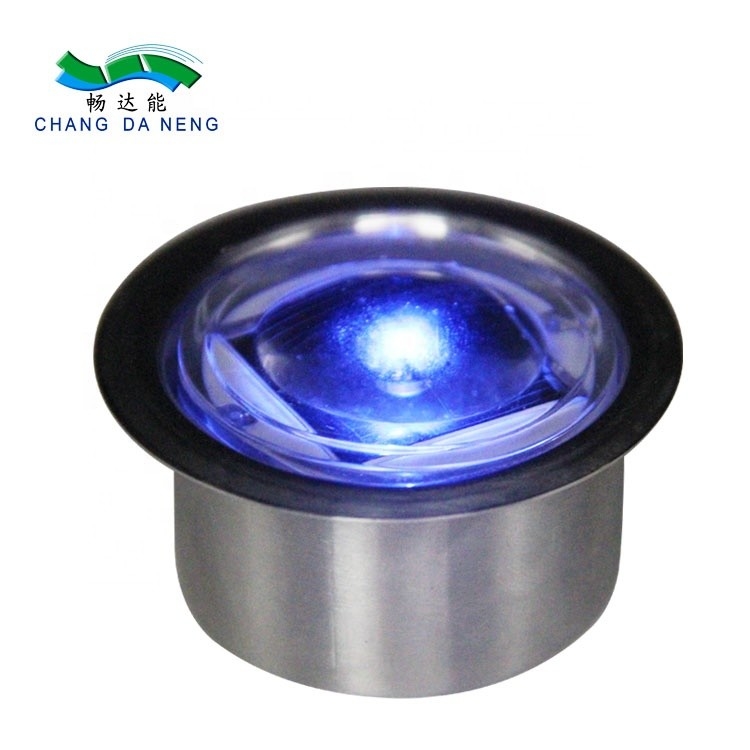 बाह्य सौर डेक लाइट 2V वोल्टेज 65*35 MM उद्यान प्रकाश व्यवस्था के लिए
