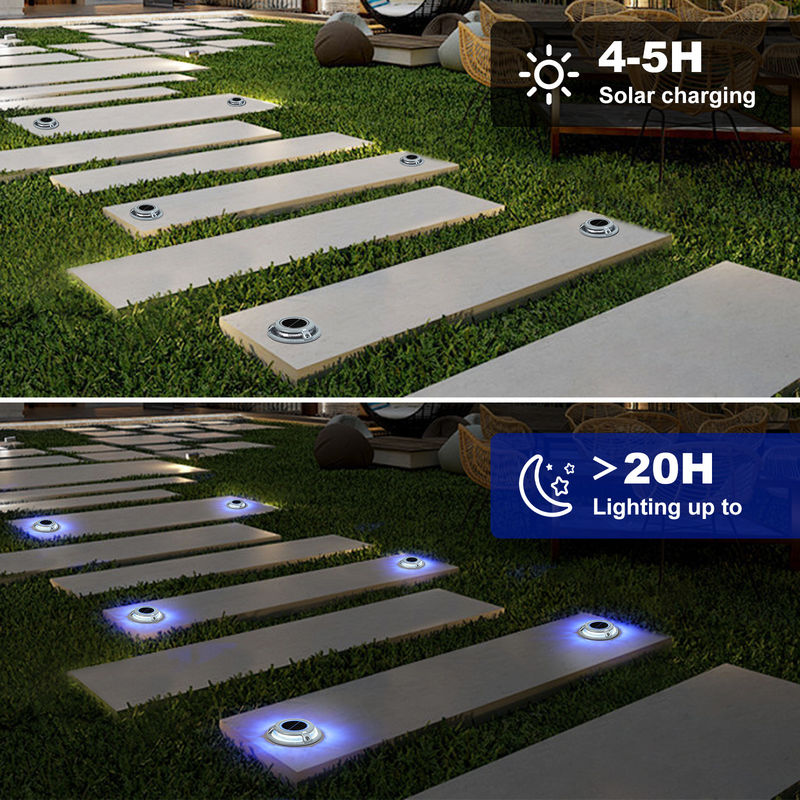 2V एलईडी सौर डॉक लाइट एल्यूमीनियम पीसी पेंच घुड़सवार असर 3t 115 * 22.5 मिमी