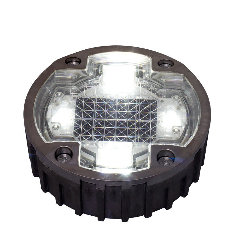 एल्यूमीनियम मिश्र धातु एलईडी लाइट रिचार्जेबल बैटरी 1.2V/600mAh MSDS के साथ सौर सड़क स्टड