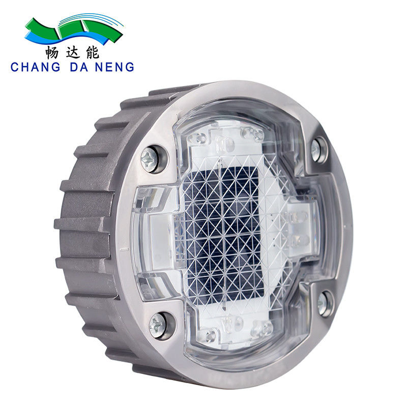 एल्यूमीनियम मिश्र धातु एलईडी लाइट रिचार्जेबल बैटरी 1.2V/600mAh MSDS के साथ सौर सड़क स्टड