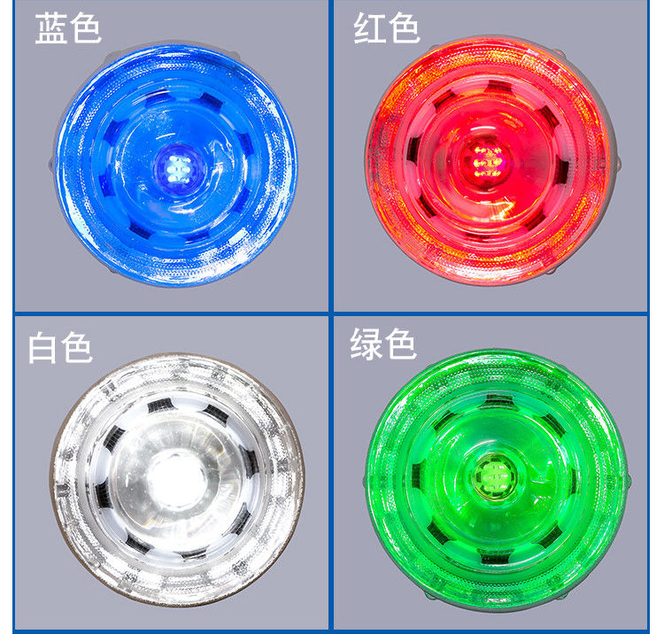 360 डिग्री टेम्पर्ड ग्लास रोड स्टड सौर ऊर्जा संचालित एलईडी रोड स्टड रोडवे चेतावनी फुटपाथ रोड स्टड