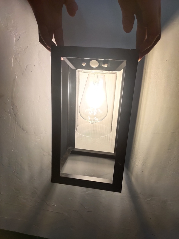 मोशन सेंसर सौर पोर्च लाइट आउटडोर प्रकाश व्यवस्था IP65 Sconce दीवार लालटेन दीपक के लिए आँगन सामने के दरवाजे सजावटी