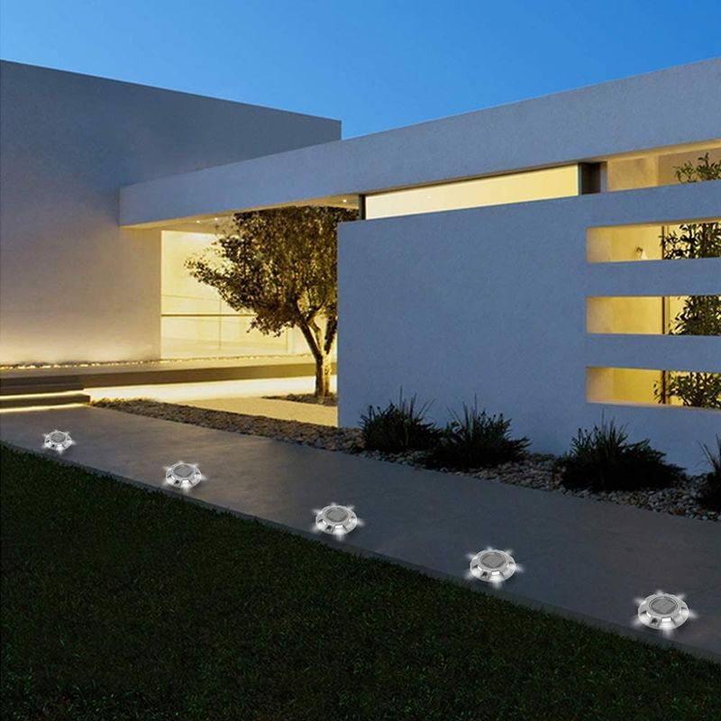 IP68 वाटरप्रूफ एल्यूमीनियम सोलर डेक डॉक फ्लोर लाइट गार्डन पथ के लिए 114*22MM