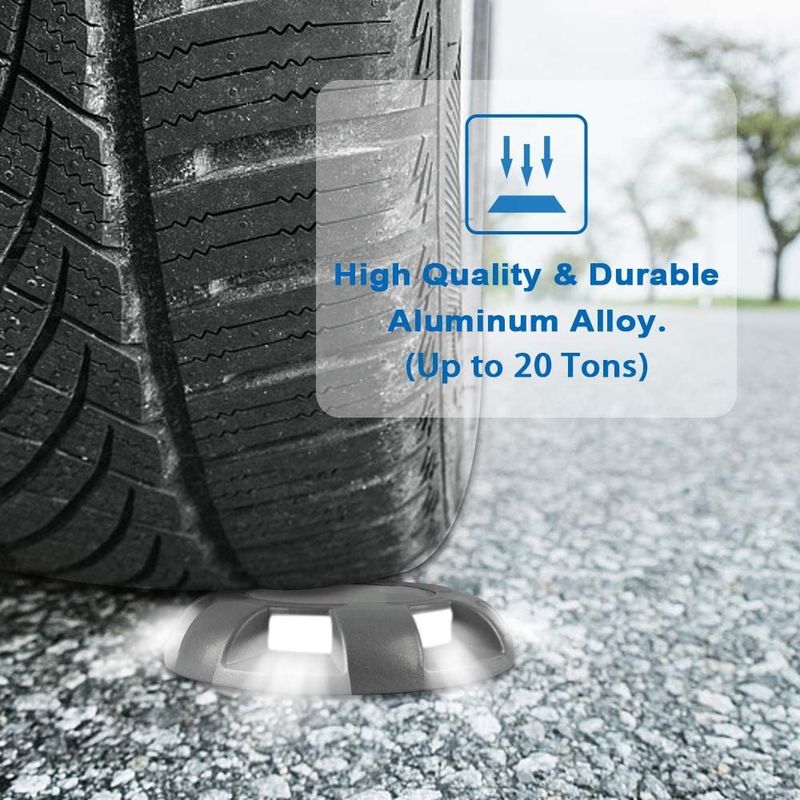 IP68 वाटरप्रूफ एल्यूमीनियम सोलर डेक डॉक फ्लोर लाइट गार्डन पथ के लिए 114*22MM