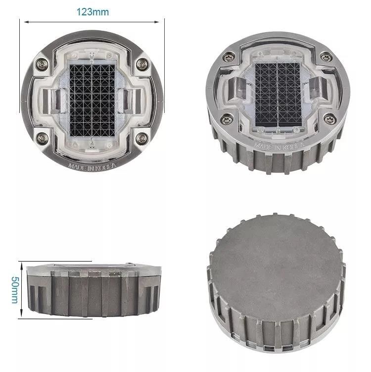 भारी शुल्क जलरोधक सौर सड़क परावर्तक / एलईडी प्रकाश स्रोत के साथ सौर संचालित सड़क स्टड