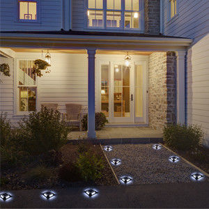 सौर डॉक लाइट्स ड्राइववे डेक लाइट्स आउटडोर समुद्री लाइट्स सौर ऊर्जा संचालित IP68 पथवे के लिए जलरोधक पैदल मार्ग कदम सीढ़ी पूल अंकन चेतावनी