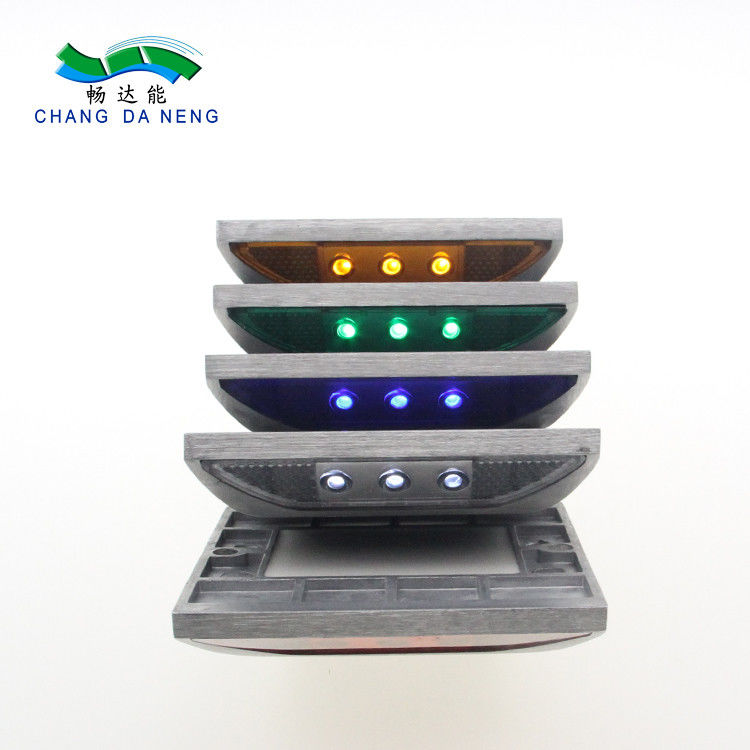 Bright 3 pcs led side aluminum alloy wired road stud led for use in tunnels