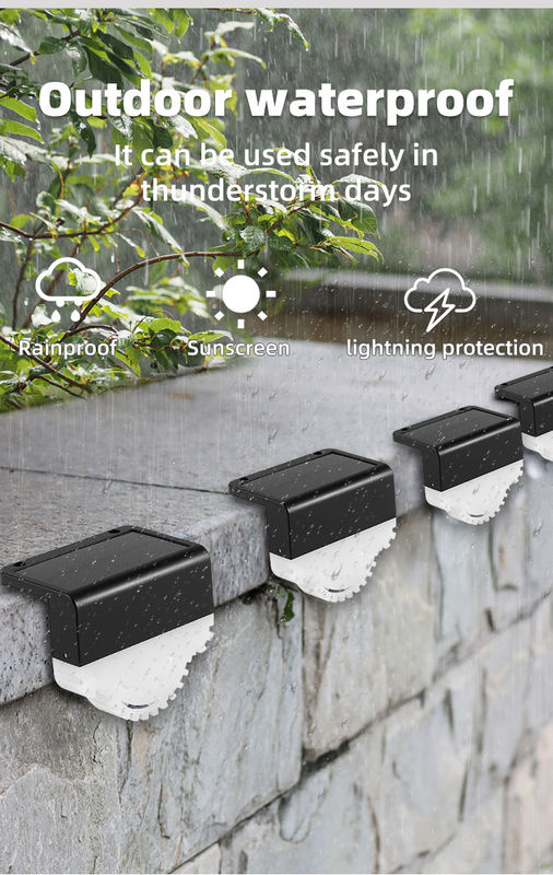 बाहरी मोनोक्रिस्टलाइन के लिए मिनी सौर ऊर्जा संचालित बाड़ एलईडी लाइट नी एमएच आईपी 65 निविड़ अंधकार;