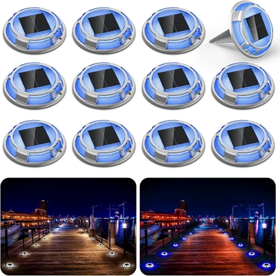 IP67 वाटरप्रूफ सोलर डेक लाइट्स बोट पावर्ड LED एल्युमीनियम 110 * 23mm