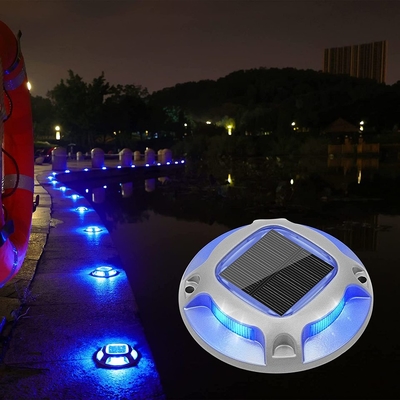 सफेद सौर डॉक लाइट 400 लुमेन चमक 2.2 पाउंड