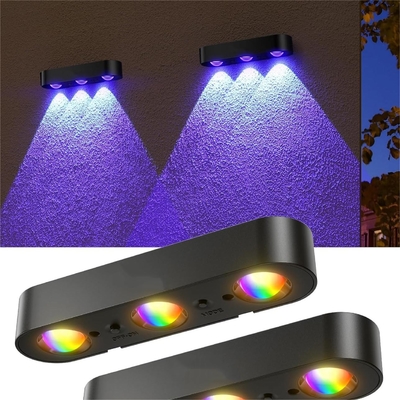 सौर पैनल मोनोक्रिस्टलीय सिलिकॉन 5V / 220MA बाहरी सजावटी सौर रोशनी काले रंग में