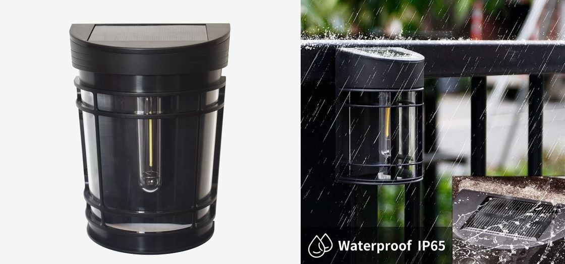 पेटेंट डिजाइन सोलर गार्डन लाइट्स एलईडी आउटडोर वाटरप्रूफ विंटेज वॉल लाइट