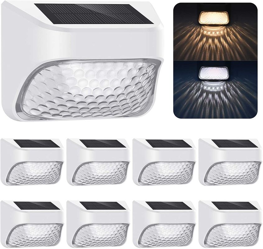 आउटडोर एलईडी सौर दीवार प्रकाश पानी प्रतिरोधी सौर उद्यान प्रकाश आंगन सीढ़ी पोर्च के लिए