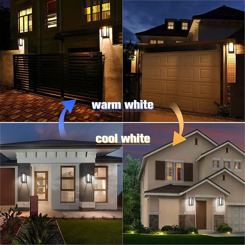 उद्यान के लिए बाहरी सौर दीवार दीपक घर, गैरेज, सामने, बरामदे के लिए सौर बाहरी दीवार रोशनी