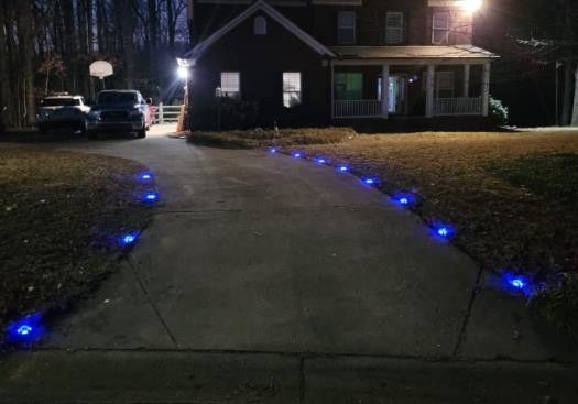 उच्च चमक सौर एलईडी प्रकाश एल्यूमीनियम और पीसी सामग्री से बना 3t असर के साथ