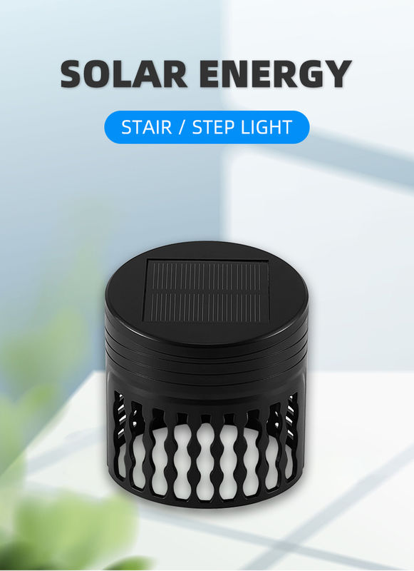 बाहरी उद्यान सजावट के लिए 120 डिग्री बीम कोण और 2 साल की वारंटी के साथ 50000 घंटे जीवनकाल सौर बाड़ प्रकाश