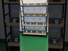 गार्डन सोलर पावर्ड फेंस लाइट ABS पीसी मटेरियल 5v 150mah सोलर पैनल