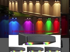 4.5 घंटे चार्जिंग सौर बाड़ प्रकाश आसान देखभाल के लिए बाहरी प्रकाश व्यवस्था